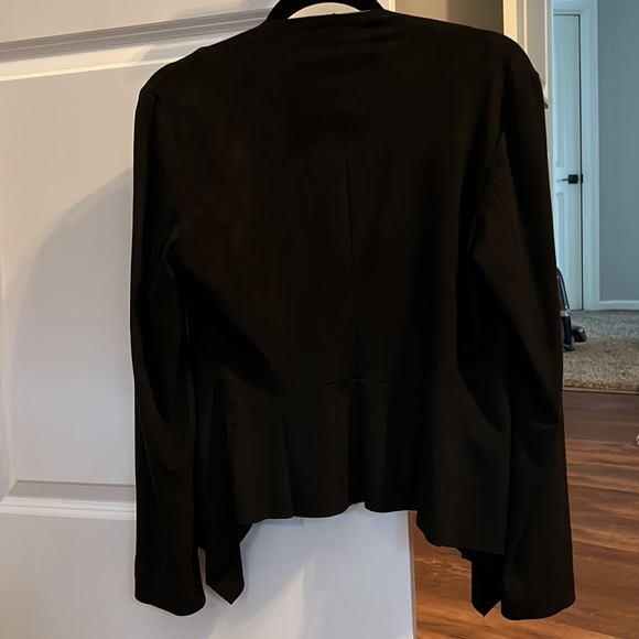 Zara Black Suede Blazer, size XS - Picture 3 of 4